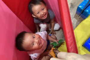 たくさん遊んでぐんぐん成長中!